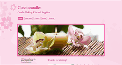 Desktop Screenshot of classiccandles.com.au